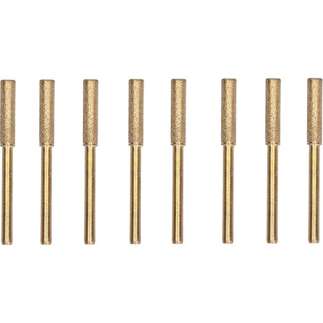Set di 8 affilaseghe elettriche – facile installazione – lucidatura metalli ad alta efficienza – legno – 4,8 mm
