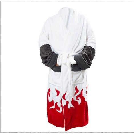 Peignoir de bain en flanelle pour homme, pyjama cosplay hiver chaud sans coutures, vêtements de nuit pour couple, motif dessin animé, Seventh Generation (1/5)