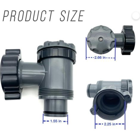 Le P6H1317 est compatible avec les ventouses Hnemix, INTEX, Bestway et Coleman.