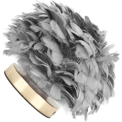 Feather Tischleuchte mit USB Typ-C, 5V, Touch-Bedienung, stufenloser Dimmfunktion, LED-Tischleuchte für Schlafzimmer, Café, Grau (1/5)