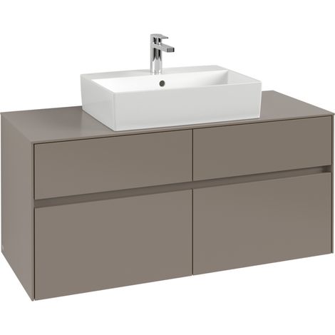VB WaschbeckenUS Collaro C12800 1200x548x500mm Eckig Volcano Black (1/2)