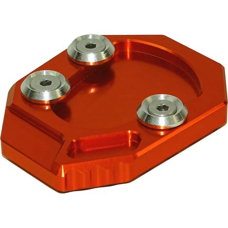 (Orange)waase Compatible avec Yamaha YZF R1 YZF-R1 2009 2010 2011 2012 2013 2014 Béquille latérale, extension et plaque de support maxpower (1/4)