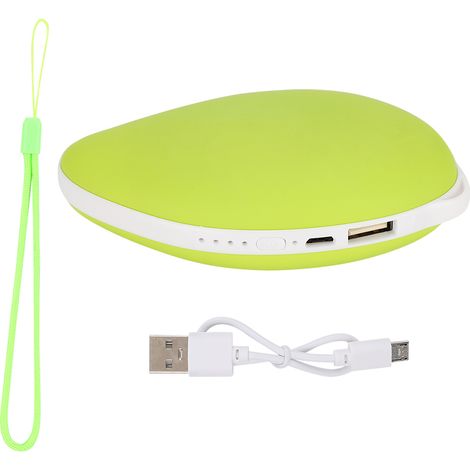 Ventilateur de bureau portable avec veilleuse, 5 vitesses réglables, ventilateur de table pour dortoir, bureau, voyage, abeille blanche (1/5)