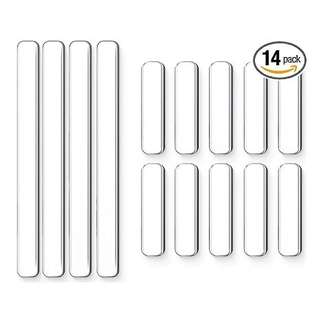 Tampons de Protection Transparents, Pare-Chocs de Porte d'armoire en Silicone, Pare-Chocs de Meuble Caoutchouc Tapis Anti-Bruit pour Meuble (1/4)