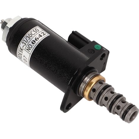 Électrovanne pelle compatible Kobelco SK250-6E SK130-8S K260-8 SK330-8 SK350LC-8 SK200-8 réf YN35V00048F1 KDRDE5K 31 30C50 122 30C50 107 YN35V00041F1 aluminium fer (1/5)