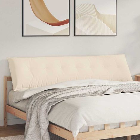 Rückenkissen Beige 200 x 50 cm Mikrofaserstoff