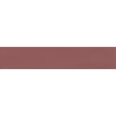 Aelle - Carrelage sol / mur brique effet béton rouge mate 6x30 cm WADI GARNET - Vendu par boîte de 0.50 m²