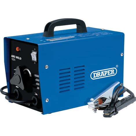 Draper 180A Portable Arc Welder with 230V Power, 10% Duty Cycle at 180A and 60% at 73A, Model 69939 (1/5)