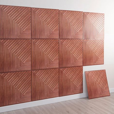 Lot de 20 papiers peints autocollants, revêtement mural, panneau mural pour fond TV, décoration murale intérieure, 30 x 30 x 0,2 cm (1/5)