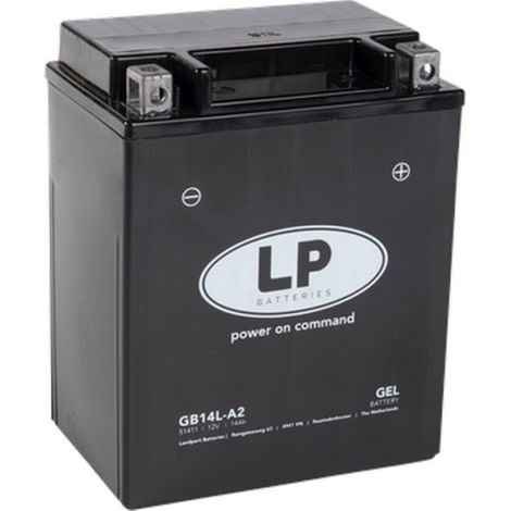 Batterie moto 12V 14Ah – Puissance de démarrage 180A – Technologie Gel – Sans entretien – Dimensions 134x89x166mm – Landport