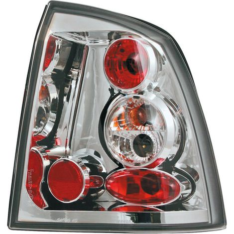Coppia fanali posteriori - compatibile per Opel Astra G (3/00) - Cromo