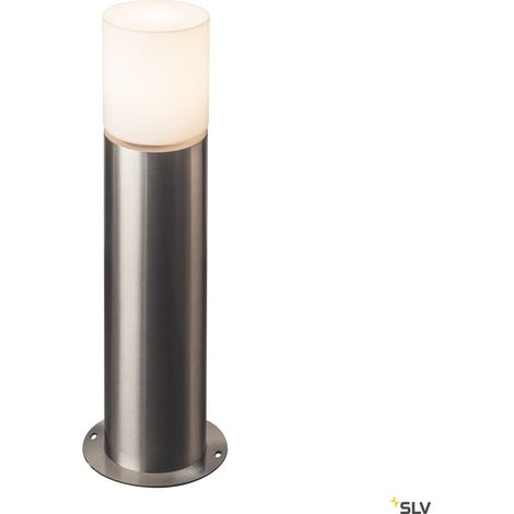 Borne extérieure ROX ACRYL 60 inox E27 20W max IP44 inox 304 - SLV - 1001489