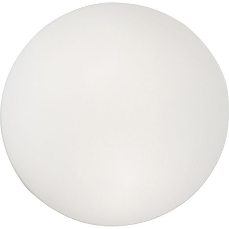 Perla Plafonnier Applique En Verre Soufflé Blanc Raccordement E27 75W Max 55Cm Ip20 - Groupe Rossini - Éclairage Large Et Diffus (1/3)