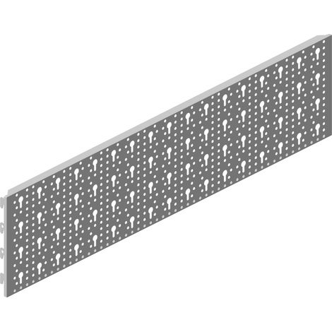 ELEMENT SYSTEM Stahl-Lochplatte Material STA weiß L.800mm B.200mm - 11400-00004 (1/4)