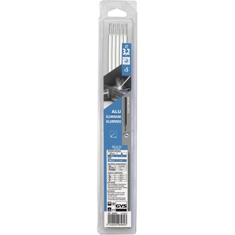 GYS - 5 Elettrodi Alluminio, Diametro 3.2 MM - 084803