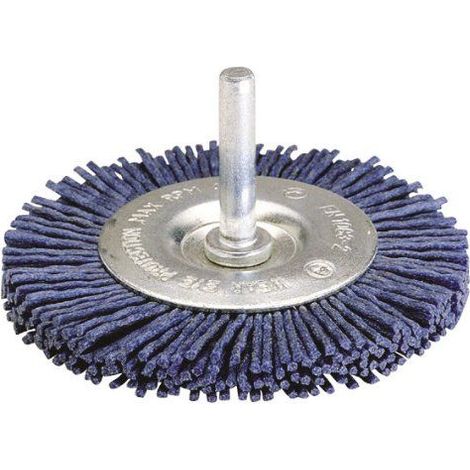 WOLFCRAFT 2726000 BROSSE NYLON CIRCULAIRE T6 DIAMÈTRE 75 MM (1/5)