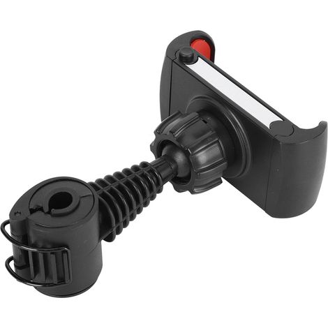 Support pour téléphone portable avec clip de prise de vue intégré pour club de golf, rotation à 360°, enregistrement d'action, correction de posture, diffusion en direct, noir et rouge. (1/5)