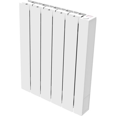 Fondital Elektro-Heizkörper eBlitz Wi-Fi, 1.000 W, 583x470x80mm, Aluminium, Weiß (1/5)