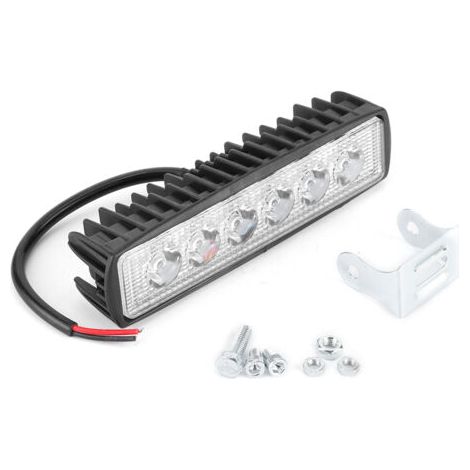 LED 18W Superheller Auto-Arbeitsscheinwerfer mit Flutlicht für SUV, Motorrad und Boot (1/5)