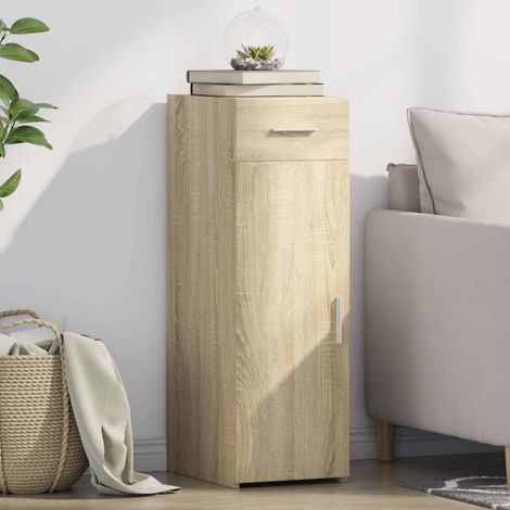 vidaXL Credenza Rovere Sonoma 30x42,5x93 cm in Legno Multistrato