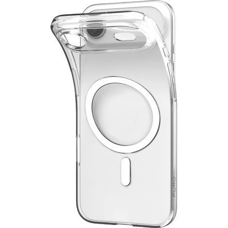 Funda ultradelgada de TPU Puro 0.3 MAG compatible con MagSafe para iPhone 17 Air - Transparente (1/2)
