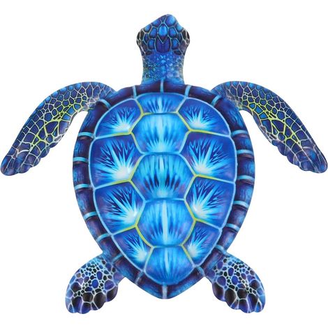Metal Hanging Turtle Wall Decoration 11.93 Inch Turtle Pendant for Living Room Bedroom Office Kitchen Garden Wall Ornament for Window and Home (1/5)