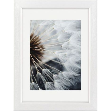 Cadre photo en plastique "Breeze", blanc, 13 x 18 cm