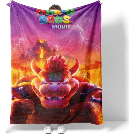 Couverture Bowser Throws multi-tailles en tissu à surface verticale ultra douce, confortable et chaude, adaptée au lit, au canapé, au camping et aux voyages, toutes saisons, légère et compacte 40" x 5 (1/5)