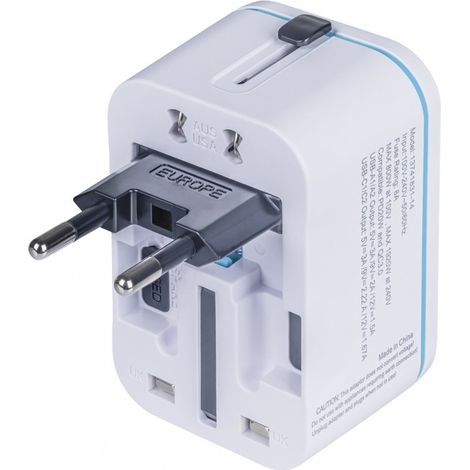 Reiseadapter no-name hht205 Schnellladung 1920W 4 USB Anschlüsse (1/2)