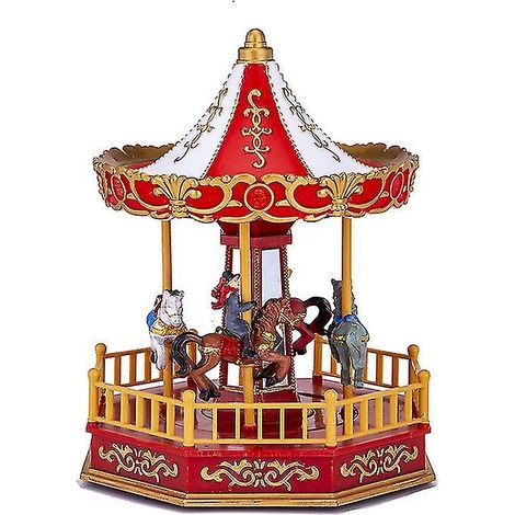 Livraison demain - Cadeau de Noël - Carrousel musical lumineux - Décoration de Noël (1/5)