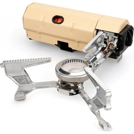 Réchaud à cassette 2600 W pour le camping, la randonnée, les barbecues et les voyages. Réchaud à gaz portable et pliable. (1/5)