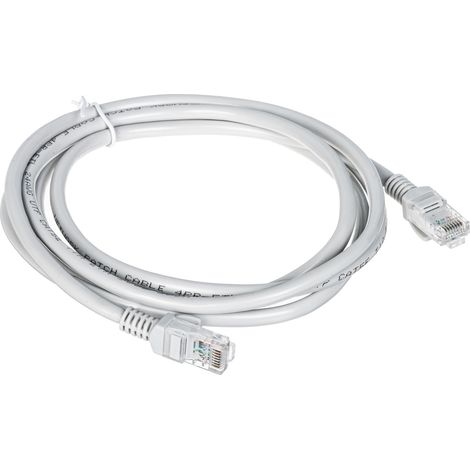 Câble de brassage RJ45/1,8 gris 1,8 m (1/2)