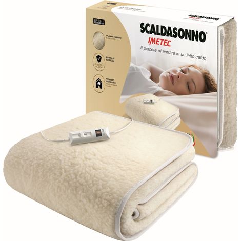 Scaldasonno Imetec 16799 Coperta Cuscino Elettrico 55 W Bianco Lana (1/8)