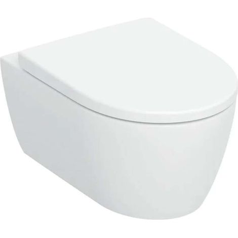 Geberit iCon - Wand-WC mit SoftClose-Sitz, TurboFlush, Rimfree, weiß 503.046.00.1