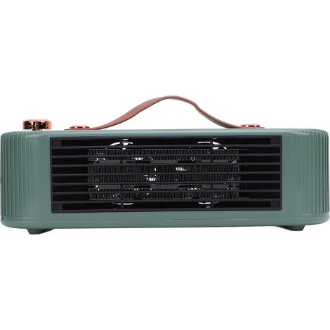 Chauffage d'appoint à 2 vitesses, chauffage rapide, protection contre la surchauffe, mini-chauffage 800 W pour la maison et le bureau, vert, prise européenne 220 V (1/5)
