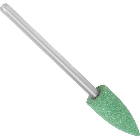 Fraises de polissage dentaire en silicone grain 240, outils de meulage vert pour fraises dentaires (1/5)