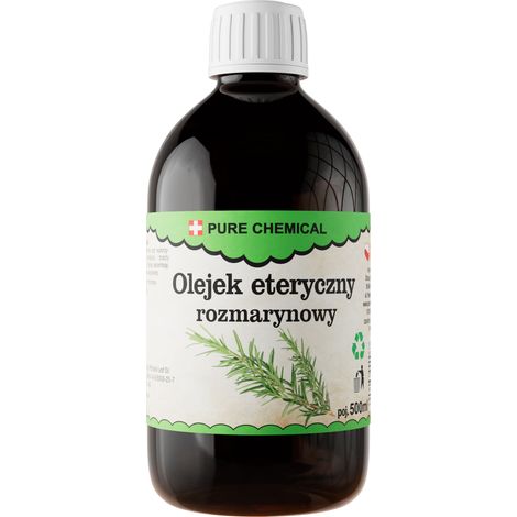 Olio essenziale di rosmarino - 0,5 L - Aromaterapia - Benessere naturale - Purezza garantita
