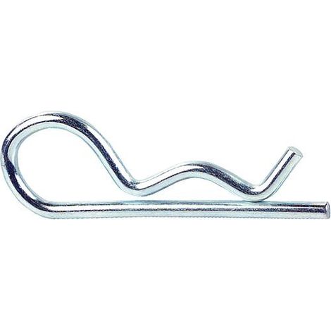Goupille, simple Epaisseur du fil 4mm Zingue Emballage 100