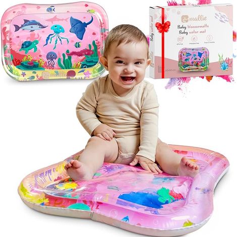 Tapis d'Eau Bébé Éveil, Tapis de Jeu Bébé et Tapis d'Éveil Bébé pour Tummy Time Bébé - Centre d'Activités: Jeux d'Éveil Bébé (1/5)