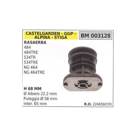 Soporte cubo cuchilla cortacésped 484 484TRE STIGA 003128