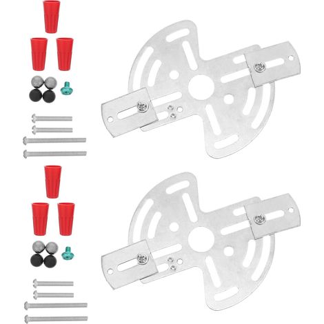 2 Jeux de Supports Montage pour Lampes Technologie en Hierro avec (1/5)