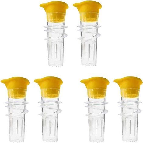 6X Presse-Citron, Presse-Agrumes à Vis, Presse-Citron Manuel en Plastique, Presse-Citron, Presse-Agrumes Compact (1/4)