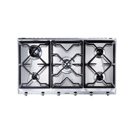 Smeg Universal SRV596GH5 piano cottura Acciaio inossidabile Da incasso Gas 5 Fornello(i) (1/6)