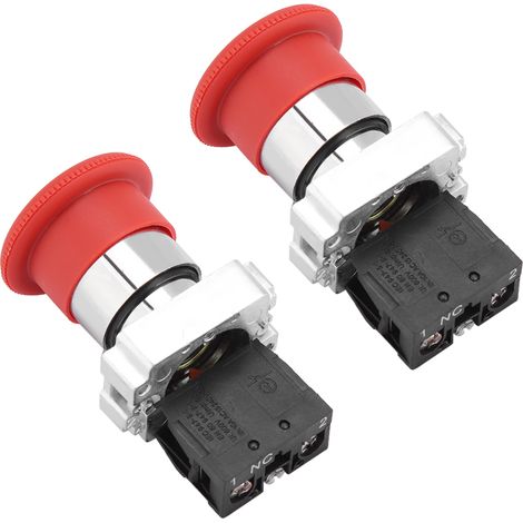 Stück rote Not-Aus-Schalterknöpfe 22 mm XB5 (1/5)