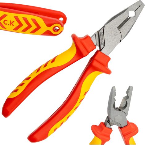 Pince et coupe-câbles isolés VDE 180 mm, 1000 V (1/5)