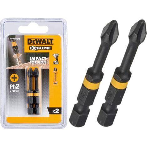 Punta de impacto DEWALT PH2 2 piezas