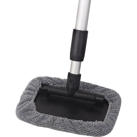 Kit de nettoyage intérieur de pare-brise pour voiture avec poignée télescopique (1/3)
