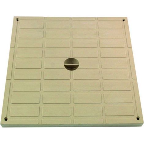 tampon léger 30 x 30 sable polypropylène - Interplast