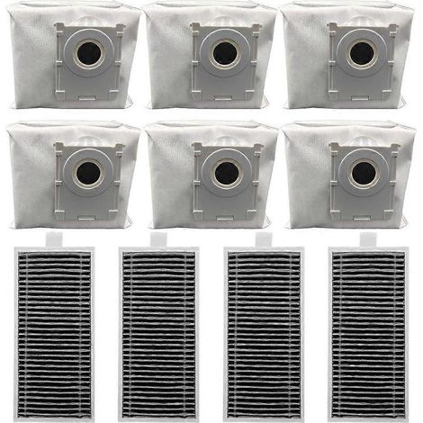 Lot de 10 sacs à poussière avec filtre HEPA pour aspirateur robot Ecovacs Deebot X11 Pro Omni/X11 Pro/X11 (1/5)