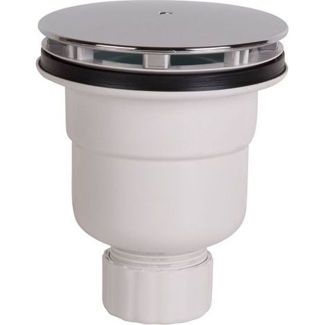 Bonde de douche verticale diamètre 90 mm, encombrement 107 mm, pièce de rechange pour installation sanitaire salle de bain
